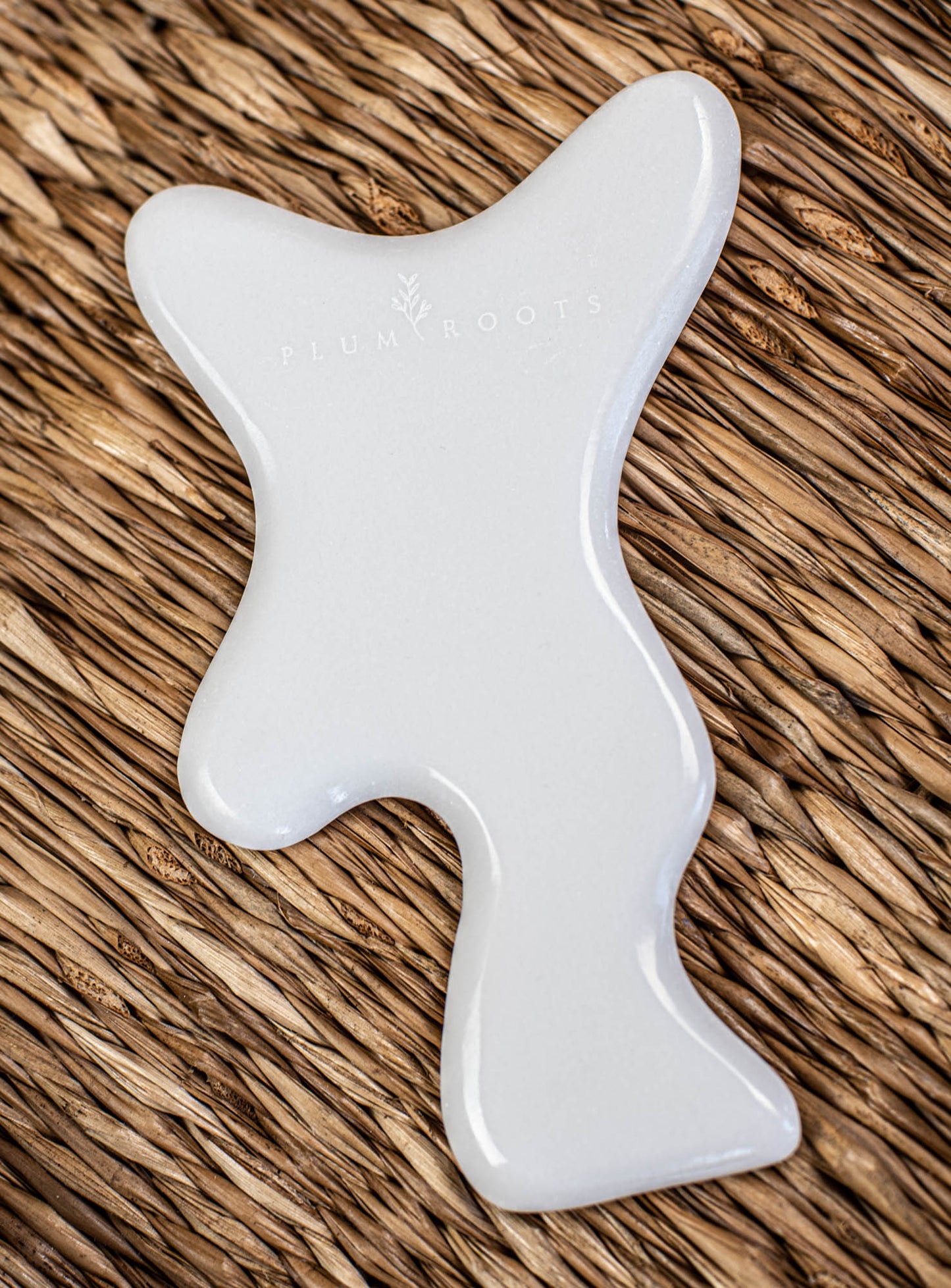 White Jade Gua Sha Lymphatic Drainage Body Tool