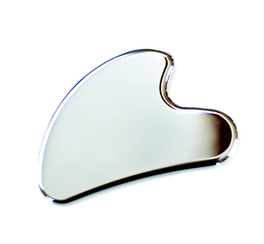 Stainless Steel Facial Gua Sha for Face massage, lymphatic drainage, wellness gift, self care